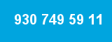 930 749 59 11 930 749 59 11